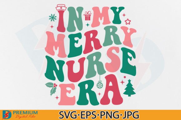 Christmas Nurse, in My Merry Era SVG