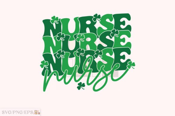 Lucky PNG, Nurse St Patrick’s Day SVG