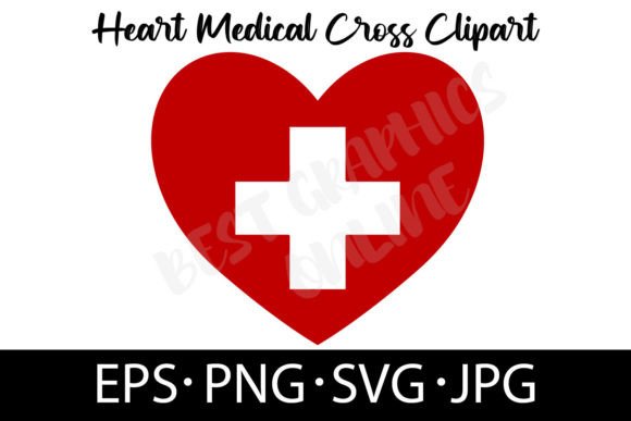 Medical Heart Red Cross SVG Hospital