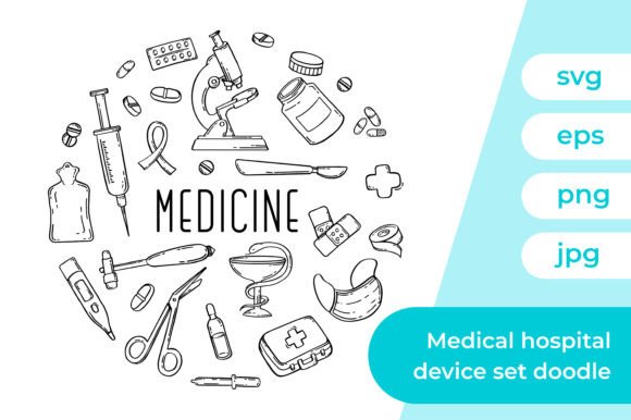 Medical Hospital Device Set of Drawings
