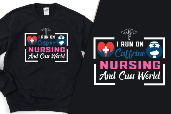 Nurse Lifestyle Typography T-shirt SVG