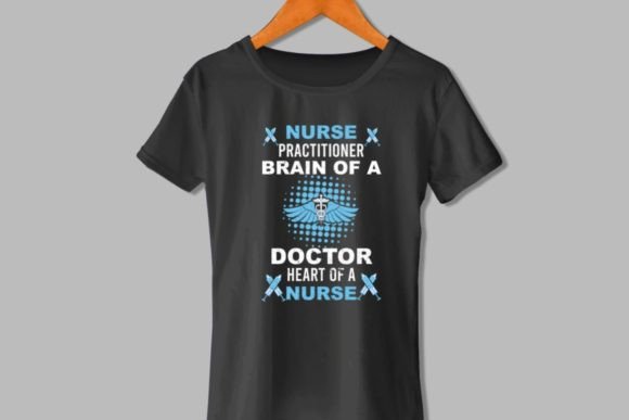 Nurse Practitioner Brain of a Doctor SVG