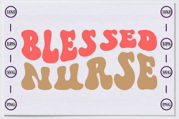Nurse Unique Retro T-shirt Design, Bless