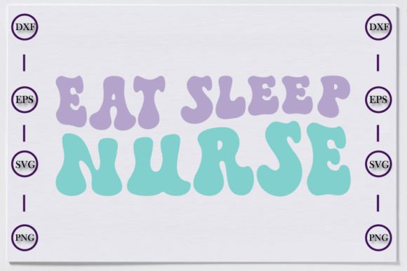 Nurse Unique Retro T-shirt Design, Eat