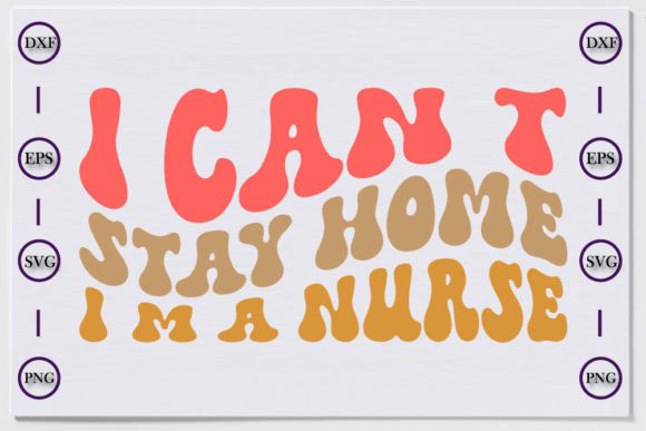 Nurse Unique Retro T-shirt Design, I Can