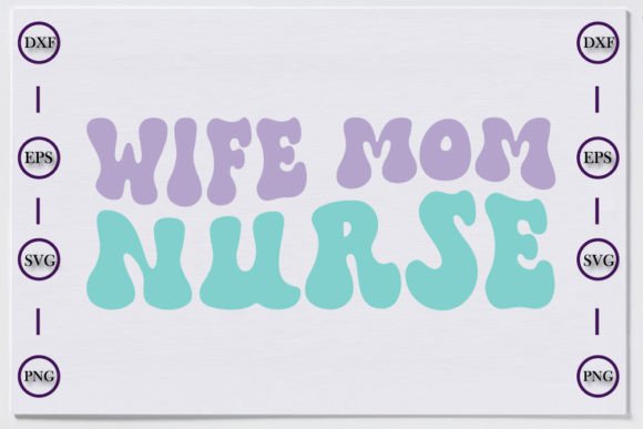 Nurse Unique Retro T-shirt Design, Wife