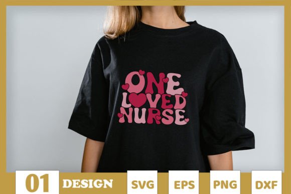 One Loved Nurse Retro Valentine