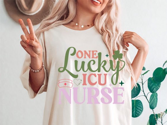 One Lucky ICU Nurse St. Patrick’s Shirt