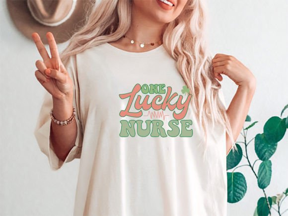 One Lucky Nurse Retro T-shirt