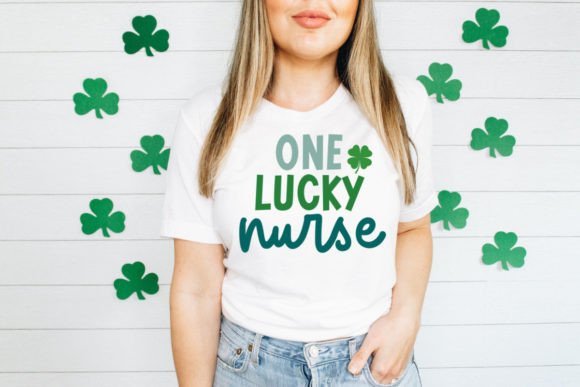 One Lucky Nurse St Patricks Day SVG PNG
