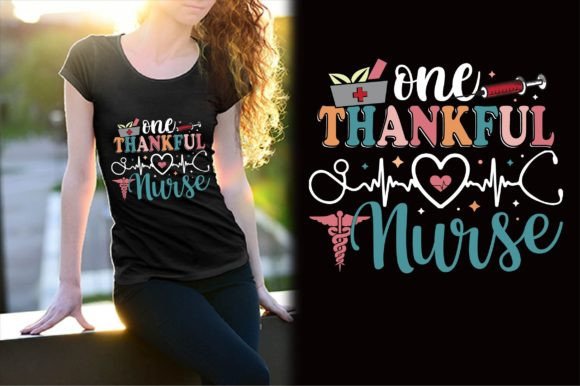 One Thankful Nurse Retro Design