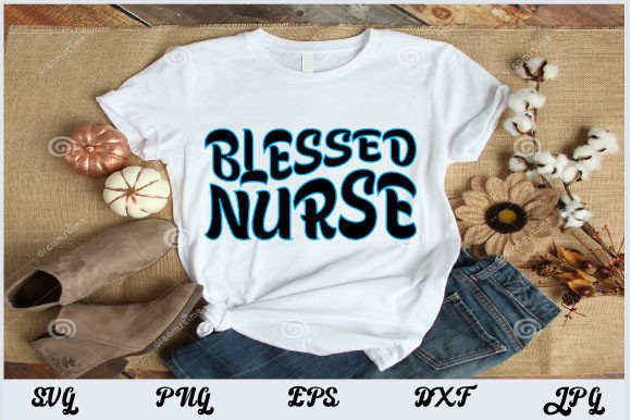 Retro Nurse Design, Blessed Nurse