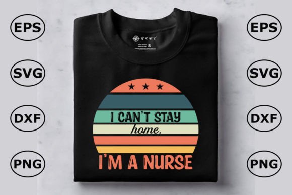 Stay Home T Shirt Design, I Can’t Stay